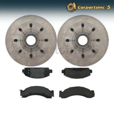 Pastilla de freno delantera de rotor de freno 3 piezas para Chevrolet P30 5,7 L 1975 - 1996 Foto 1 de 4