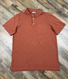 Camisa Polo Duck Camp Para Hombre M Roja Bambú Bolsillo Viaje Día Exterior Informal Elastizada - Imagen 1 de 10