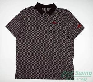 New W/ Logo Mens Adidas Polo X-Large XL Red MSRP $90 - Picture 1 of 3