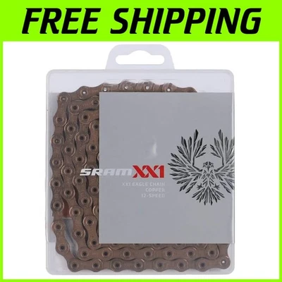 Cadena de acero recubierta de titanio para ciclismo de alto rendimiento - Imagen 1 de 2