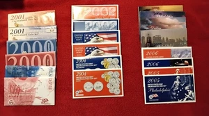 1999-2008 US MINT UNCIRULATED COIN SETS-IN ORIGINAL US MINT BOX-10 YRS OF SETS - Picture 1 of 4