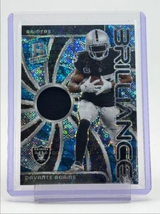 DAVANTE ADAMS 2024 SPECTRA BRILLIANCE PATCH NEON BLUE RAIDERS /50 Q1702 - Picture 1 of 2