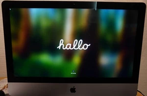 Apple iMac 2019, 21,5 Zoll, MacOS Sequoia, 16GB RAM, 512 SSD Platte, silber - Bild 1 von 6
