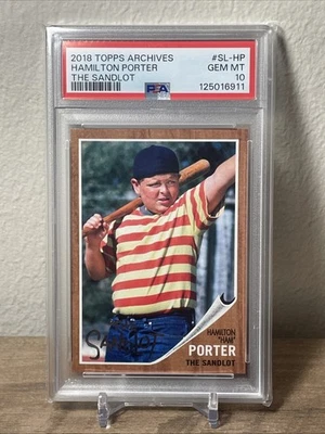 2018 Topps The Sandlot Hamilton "Ham" Porter PSA 10 - Image 1 of 2