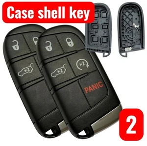 2 Replacement for Dodge 2014-2022 Durango Smart Key Fob Shell Case M3N40821302 - Picture 1 of 7