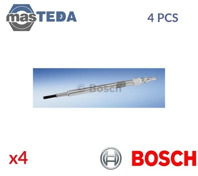 0 250 603 008 ENGINE GLOW PLUGS BOSCH 4PCS NEW OE REPLACEMENT - Image 1 of 4