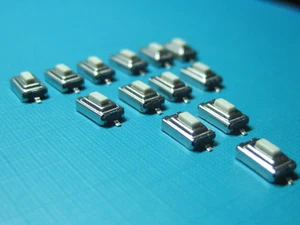 Interrupteur à bouton-poussoir tactile SMD tac instantané 3 x 6 x 2 mm 2 broches montage en surface 100 pièces - Photo 1/4