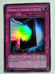 Y0129 YU-GI-OH! - MONOLITO ASSORBI-ENERGIA * GLAS-IT075 1A EDIZIONE IT - YUGIOH - Foto 1 di 1