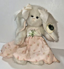 Bearington Bears BAYLEE 13” White  Bunny Rabbit 420105 in Pink Floral Dress