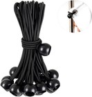 Flag Bungees Ties, Heavy Duty Tarp Banner Marquee Canopy Elastic Tie Down Straps