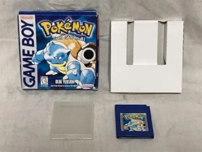 Original POKEMON BLUE (Nintendo Game Boy) Complete in Box CIB - Tested & Saves - Image 1 of 4
