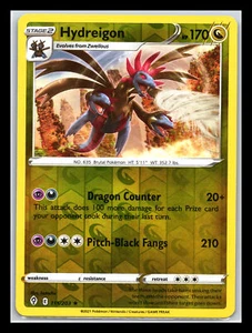 Hydreigon Reverse Holo SWSH07: Evolving Skies #115/203 - Imagen 1 de 2