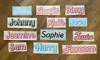 Autocollant nom style Barbie, étiquette, personnalisation, école, bouteille, enfants, lumineux