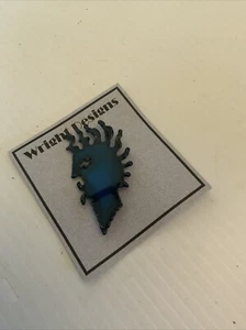 David Wright Designs Eclectic Brooch / Pin Wild Mohawk Man Unique Hand Crafted - Imagen 1 de 3