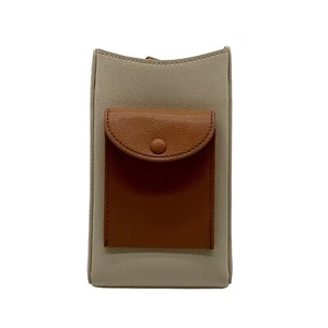Cafune Camber Cream and Camel Italian Leather Sling - Picture 1 of 12