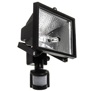 400w Garden Security CClass Halogen Bulb Floodlight Light With PIR Motion Sensor