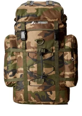 Paquete de senderismo Everest de gran tamaño Woodland Camo Foto 1 de 4