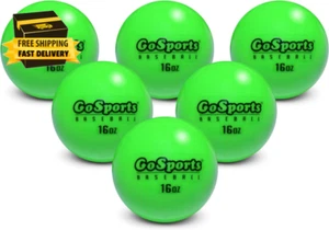 Weighted Training Ball Set Hitting/Pitching Baseball Heavy Duty 6 Pack Green ⭐⭐⭐ - Picture 1 of 6