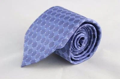 BANANA REPUBLIC Silk Tie. Blue Diamond Geometric. Made in Italy. Foto 1 de 4
