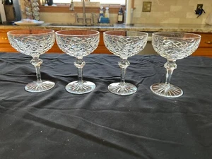 (4) Vintage Waterford Kristall Powerscourt Sherbet Gläser - Bild 1 von 14