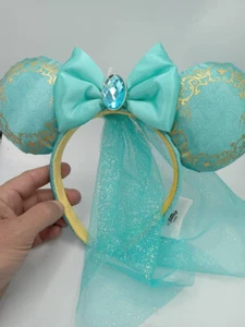 2024 Disney Parks Aladdin Jasmine Princess Ears Headband New - Picture 1 of 4
