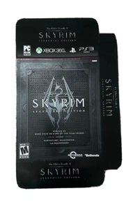 The Elder Scrolls V: Skyrim RARO PS3 XBOX 360 Displaybox promozionale/cubo - Foto 1 di 1
