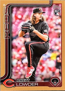 Rhett Lowder 2025 Topps Series 1 #205 Gold /2025 (RC) Cincinnati Reds - Picture 1 of 2