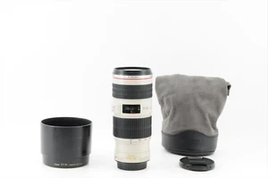 Canon EF 70-200mm f/4 L IS USM Lens + Hood Near Mint From Japan #22559E - Picture 1 of 8