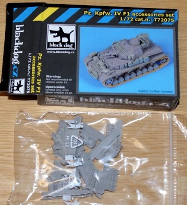 Pz. Kpfw IV F1 accessories set (für Dragon) von Blackdog in 1/72