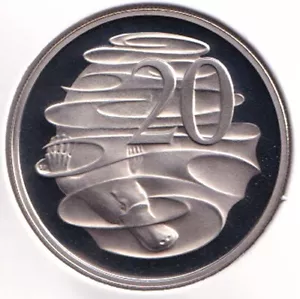 Australia 1987 veinte centavos 20c (Ornitorrinco) Isabel II - prueba FDC - Imagen 1 de 3