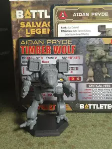 Battletech Madera Lobo Omni Mech Clan Legendario Aidan Pryde Catalizador Gato Loco - Imagen 1 de 2