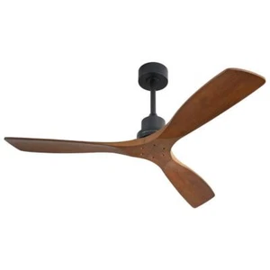 Sofucor Ceiling Fan w/o Light 52" Indoor/Outdoor 6-Speed w/Remote Control Black - Picture 1 of 6