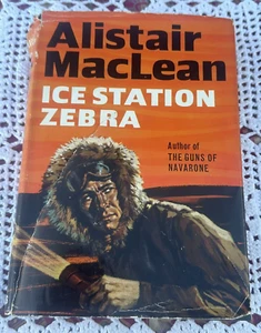 Alistair Maclean Ice Station Zebra Collins 1963 Dust-jacket Hardback Book - Foto 1 di 16