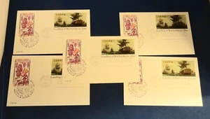 LOTTO RIVENDITORE: USPS - 5 cartoline: #UX84 Sbarco di Rochambeau, 1780 primo giorno Cs - Foto 1 di 6