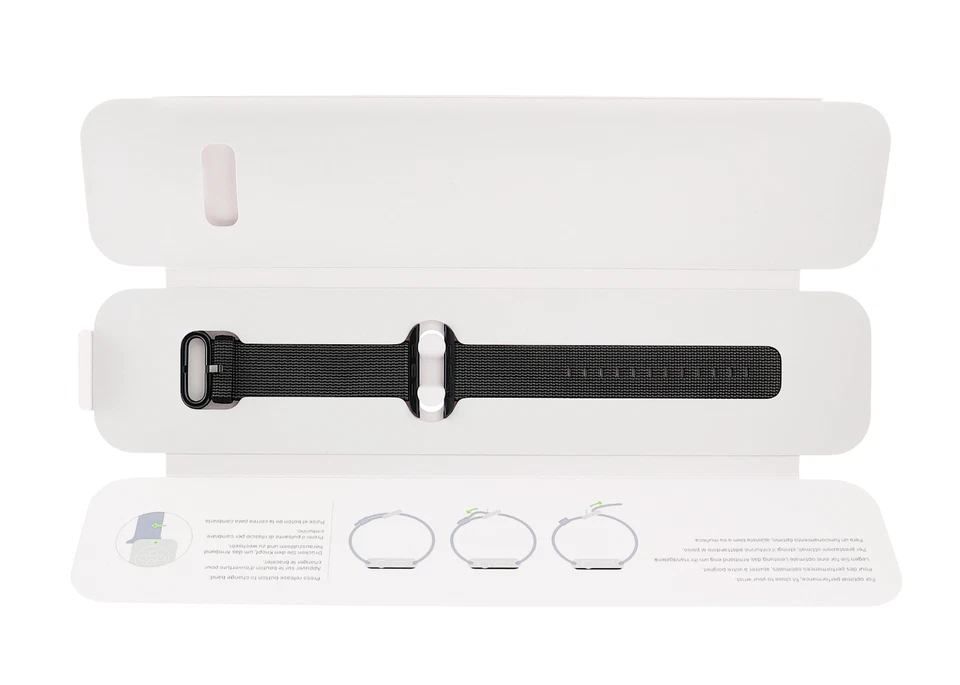 Apple Watch 42mm Black Woven Nylon Replacement Band