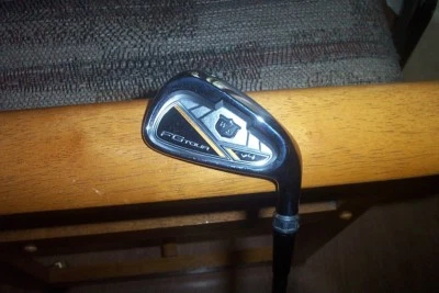 slightly used Wilson FG Tour V4 forged KBS Tour steel x stiff 7 iron demo 2FL - Image 1 of 3