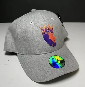 Lebron James LA Lakers Custom Unique Gray 3 Three In Hat It's Showtime NWT - Picture 1 of 12