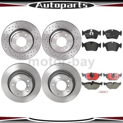 Front Rear Brake Pads and Rotors For BMW Z4 2007 2006 2003 Brembo — 第 1/4 张图片