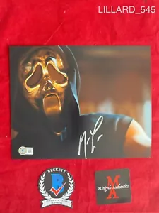 FOTO MATTHEW LILLARD AUTOGRAFATA FIRMATA 8x10! URLA! STU! BECKETT! HORROR! - Foto 1 di 7