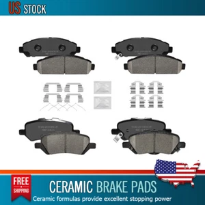 Pastillas de freno de disco de cerámica delanteras y traseras para Toyota Venza 2009 2010 2011 2012 - 2016 - Imagen 1 de 8