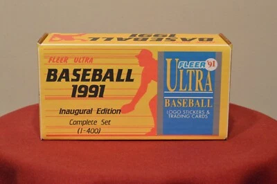 Custom Made 1991 FLEER ULTRA Baseball Card Set Storage Box - Image 1 of 4