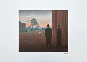 RENÉ MAGRITTE - A la rencontre du plaisir - firmado, 90/100, 70x50cm - Imagen 1 de 4