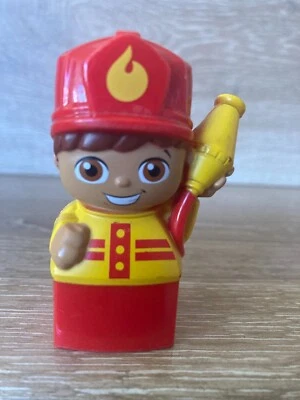 Mega Bloks First Builders Freddy Firetruck Fireman Replacement Figure - Image 1 of 2