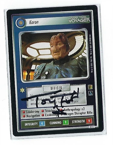 Tony Todd - Star Trek VOY signed Trading Card Cover