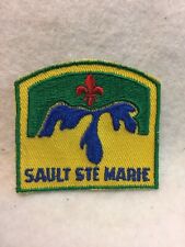 "(b42) Boy Scouts -  Sault Ste Marie     2" x 2 1/4" patch