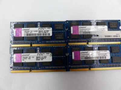 4* KINGSTON 2GB 2RX8 PC3-10600S 9-10-F0 MEMORY CARD HP572293-C01-ELDWG - Image 1 of 2