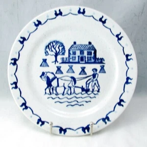 Plato(s) de cena Metlox Vernon Poppy Trail AZUL PROVINCIAL EXCELENTE - Imagen 1 de 6