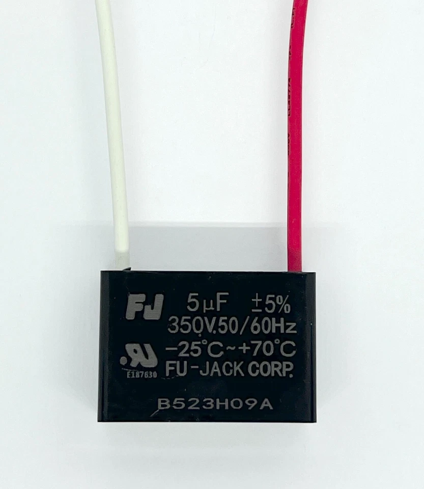 Ceiling Fan Capacitor CBB61 4.5uf 2 Wire