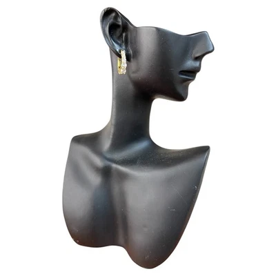 orecchini argento 925 anallergico dorato cerchio ziconi  - regalo donna - Immagine 1 di 4