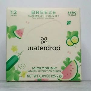 BREEZE Microdrink ~ Waterdrop Sugar-Free Watermelon-Cucumber / Best By 5/31/2025 - Picture 1 of 4